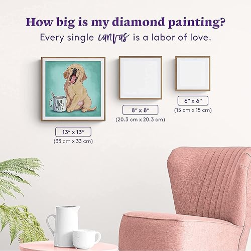 Miniatura 6 de Diamond Art Club Ya es IT Friday Kit de pintura de diamantes, 13 x 13 pulgadas (13.0in x 13.0in)