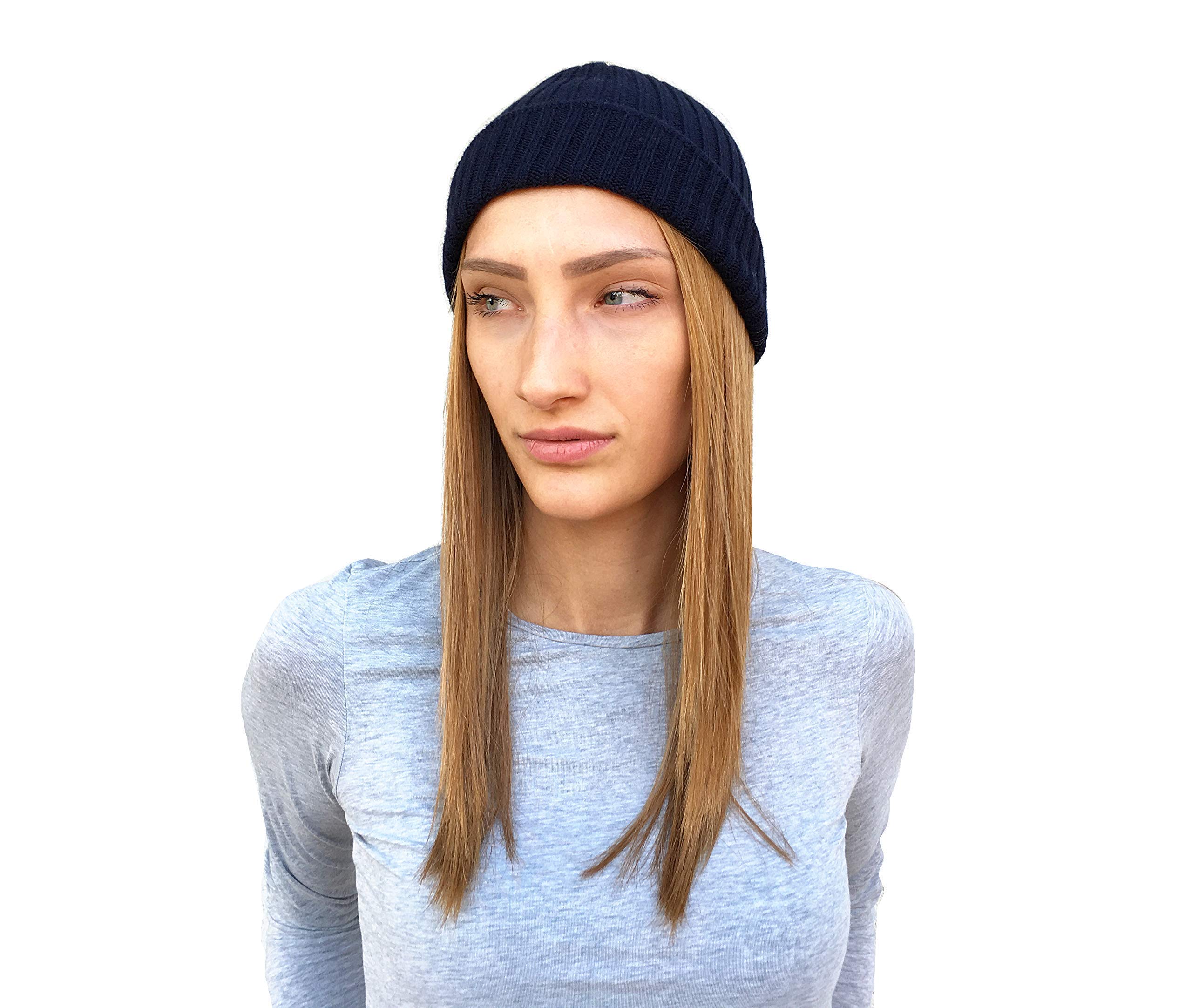 Berretto Donna Invernale Cashmere 100% Beige