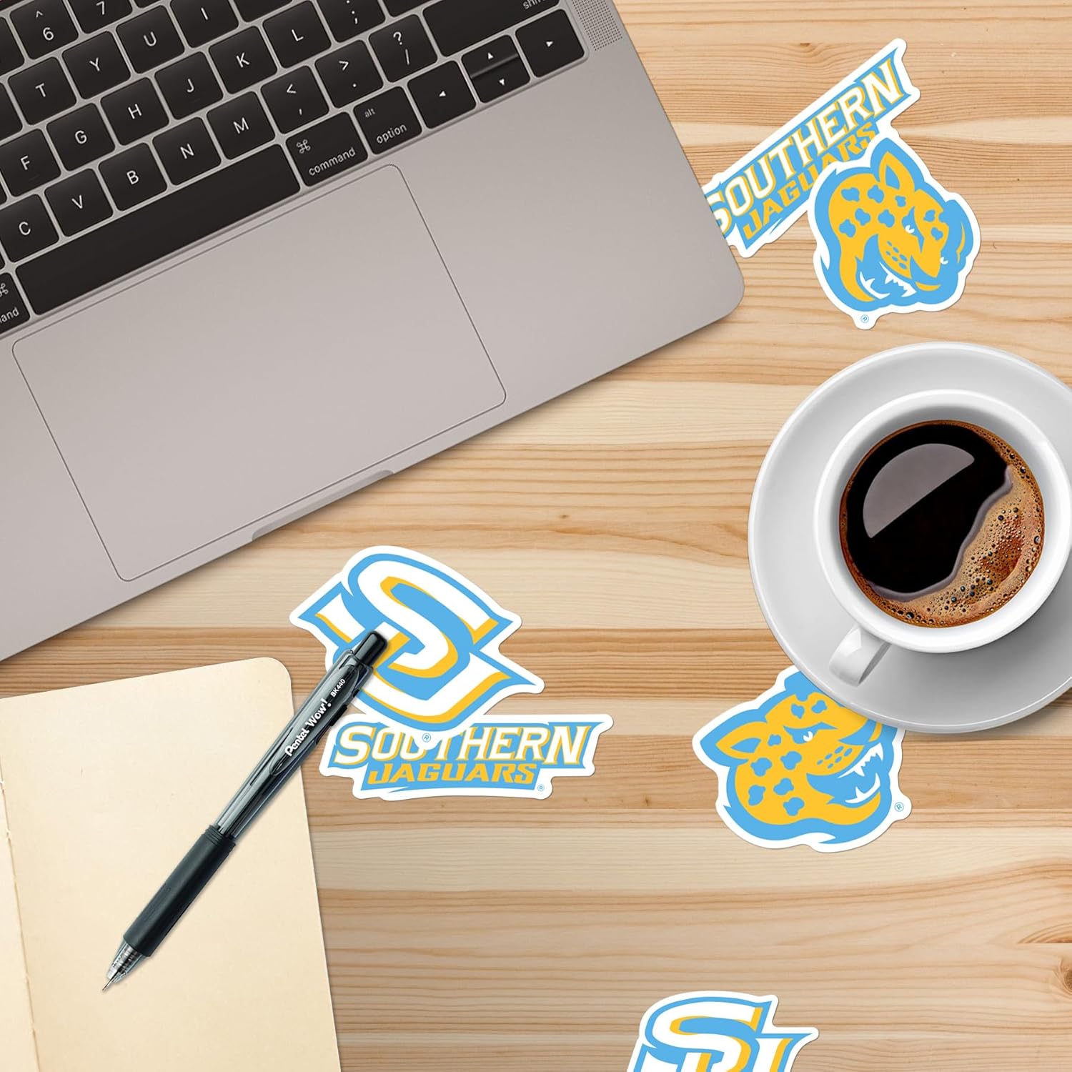 Southern University Spirit Logo Vinyl Large Deluxe Stickers Variety Pack - Laptop, Water Bottle, Scrapbooking, Tablet, Skateboard, Indoor/Outdoor - Image 5