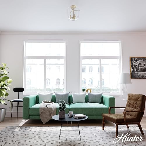 Miniatura 2 de Hunter Fan Company 19387 Luz de montaje empotrado Sacha, Alturas Gold