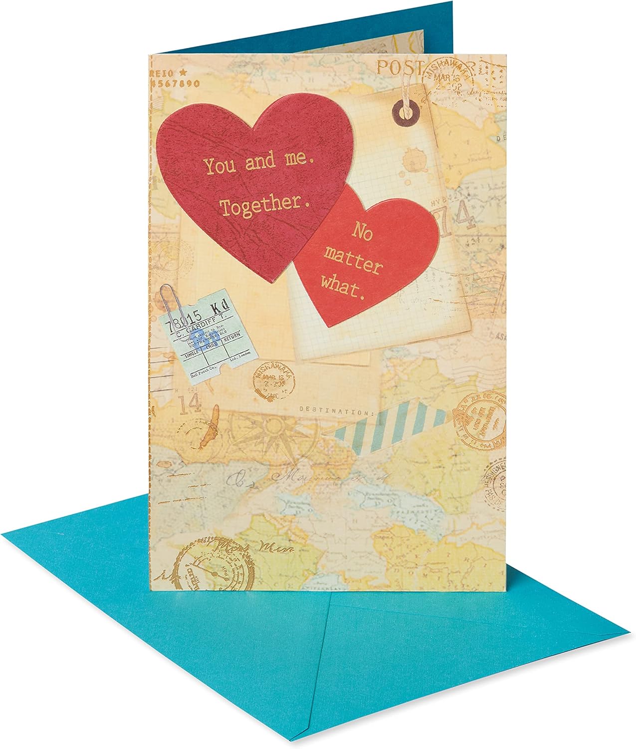 American Greetings Romantic Birthday Card (Rose)