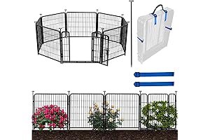 ADAVIN Garden Fence - Sleek Design, Maximum Space Utilization