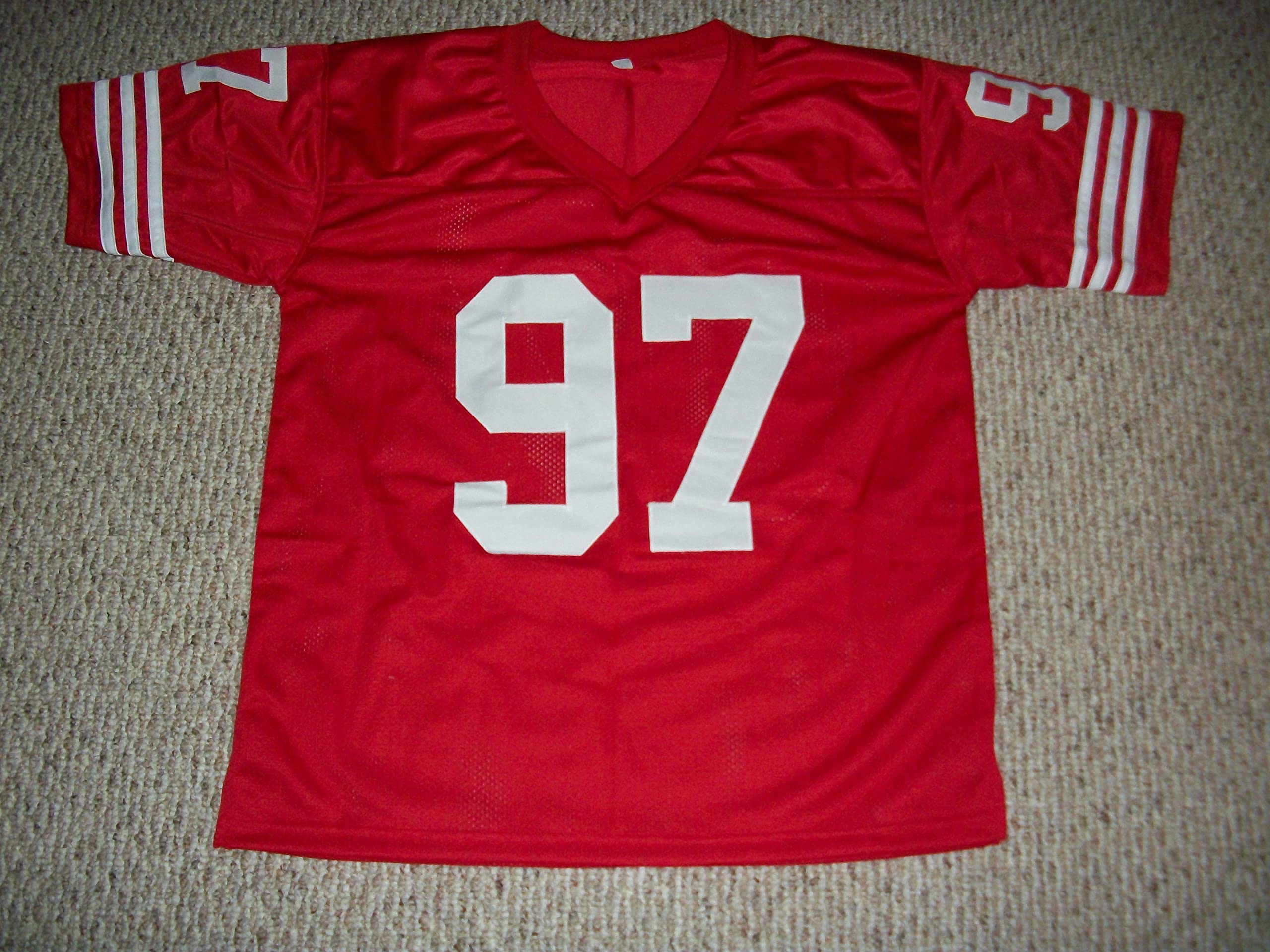 Amazon.com: Nick Bosa Jersey #97 San Francisco Custom Stitched Red  display picture 1