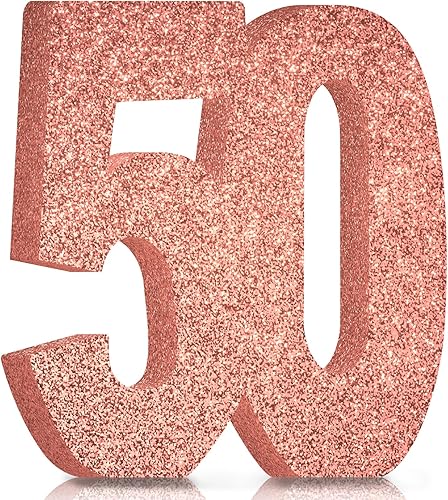 Miniatura 8 de Decoraciones de cumpleaños número 70 para mujer, decoraciones de 70 aniversario, centros de mesa de fiesta de cumpleaños 70 con purpurina de oro