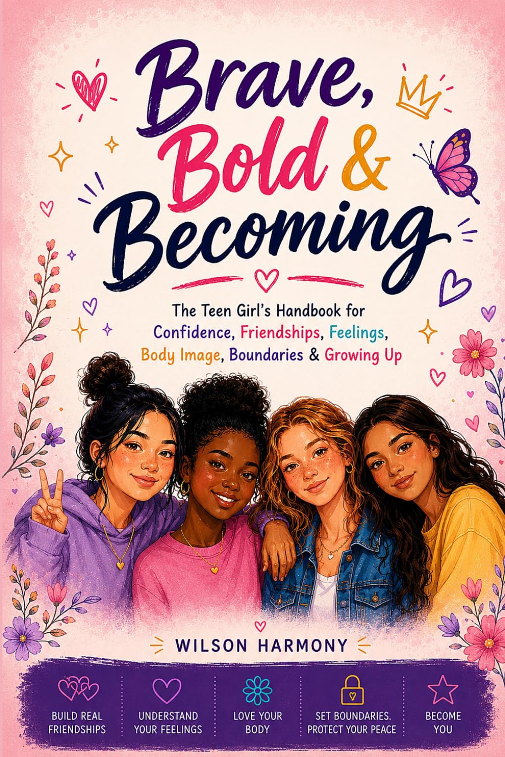 Brave, Bold & Becoming: The Teen Girl's Handbook for Confidence, Friendships, Feelings, Body Image, Boundaries, and Growing Up