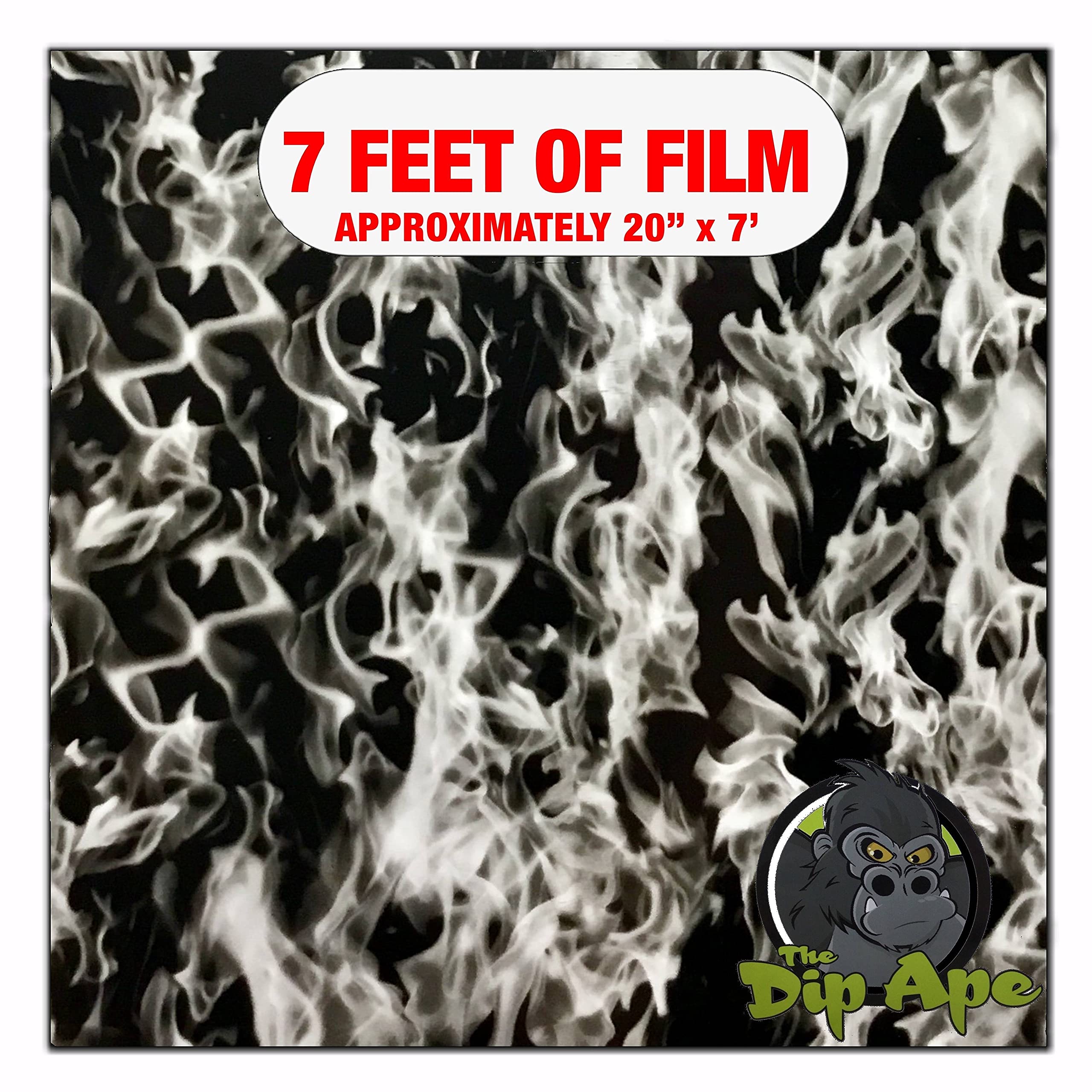 Hydrographic Film Mini Flames Fire Water Transfer Film Hydro Dip Dipping