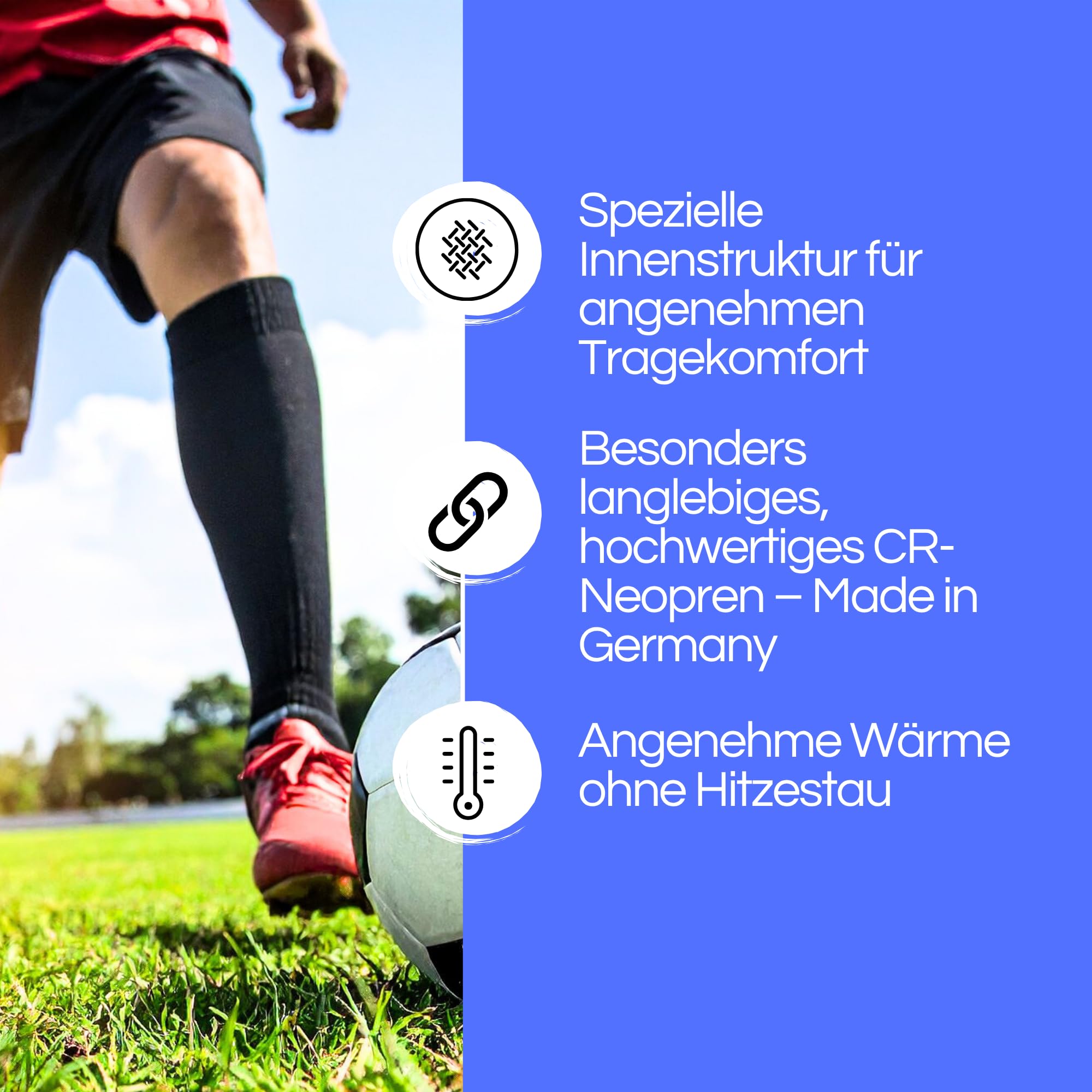TSM Fitnesshose aktiv | Unisex Fitnesshose mit Neopren-Isolierung | Schutz vor Unterkühlung, Muskelfaserrissen & Adduktorenzerrungen | Sport- & Trainingshose für Prophylaxe | Größe S