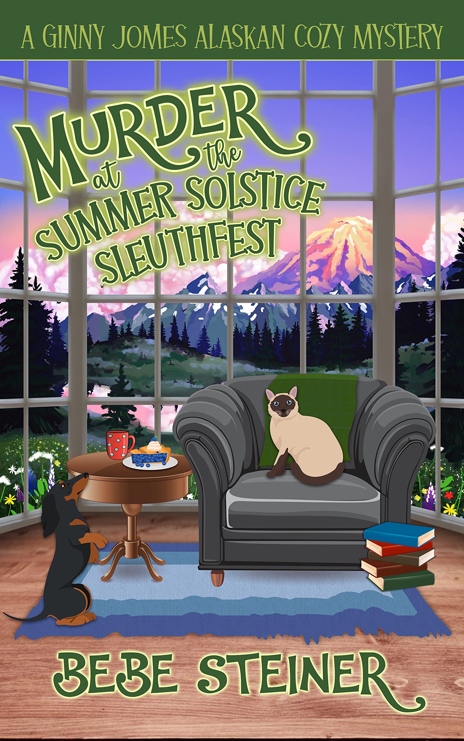 Murder at the Summer Solstice Sleuthfest: A Ginny Jomes Alaskan Cozy Mystery (Ginny Jomes Alaskan Cozy Mysteries Book 1)