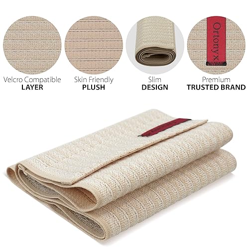 Miniatura 7 de ORTONYX Soporte de costilla rota unisex de 6.25 pulgadas  Cinturón elástico de compresión para el pecho  Rehabilitación de costillas agrietadas,