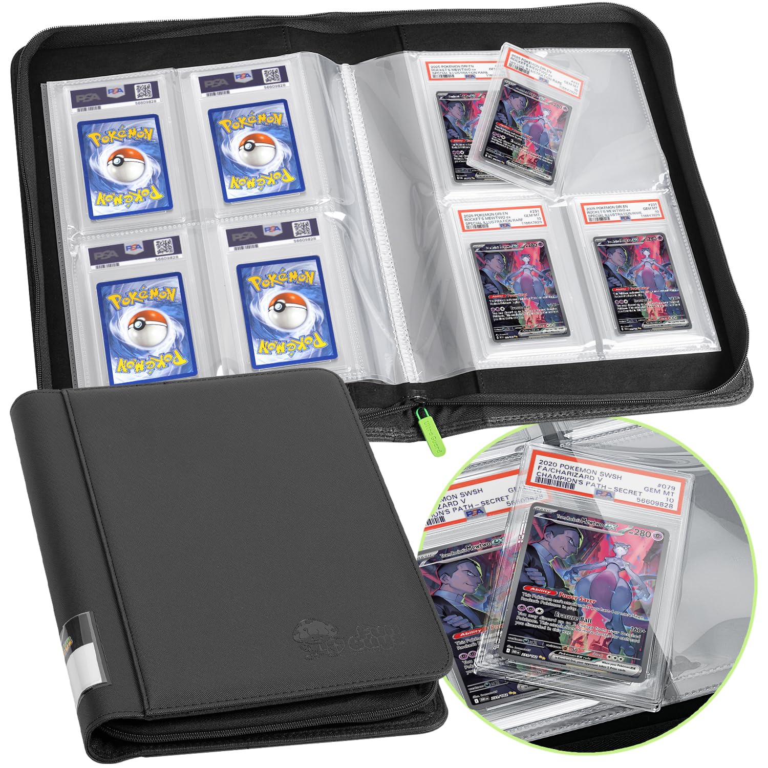 Amazon.com: FunGuys Graded Card Binder, 40 PSA Slab Holder