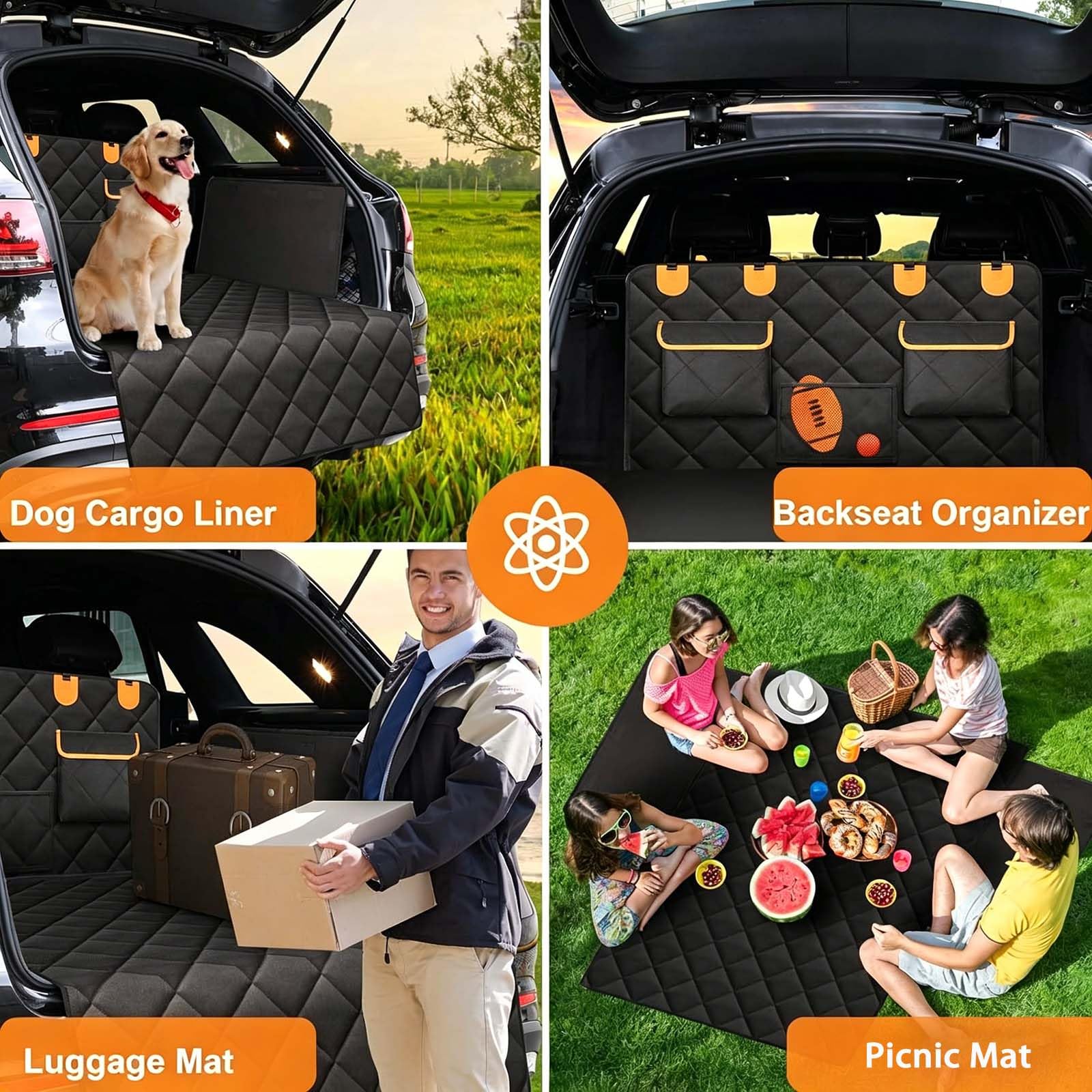 Protector Maletero Coche Perros para Leapmotor B10 2025-, Impermeable y Antideslizante Protector Maletero Coche, Resistente al Desgarro Funda Coche Perro