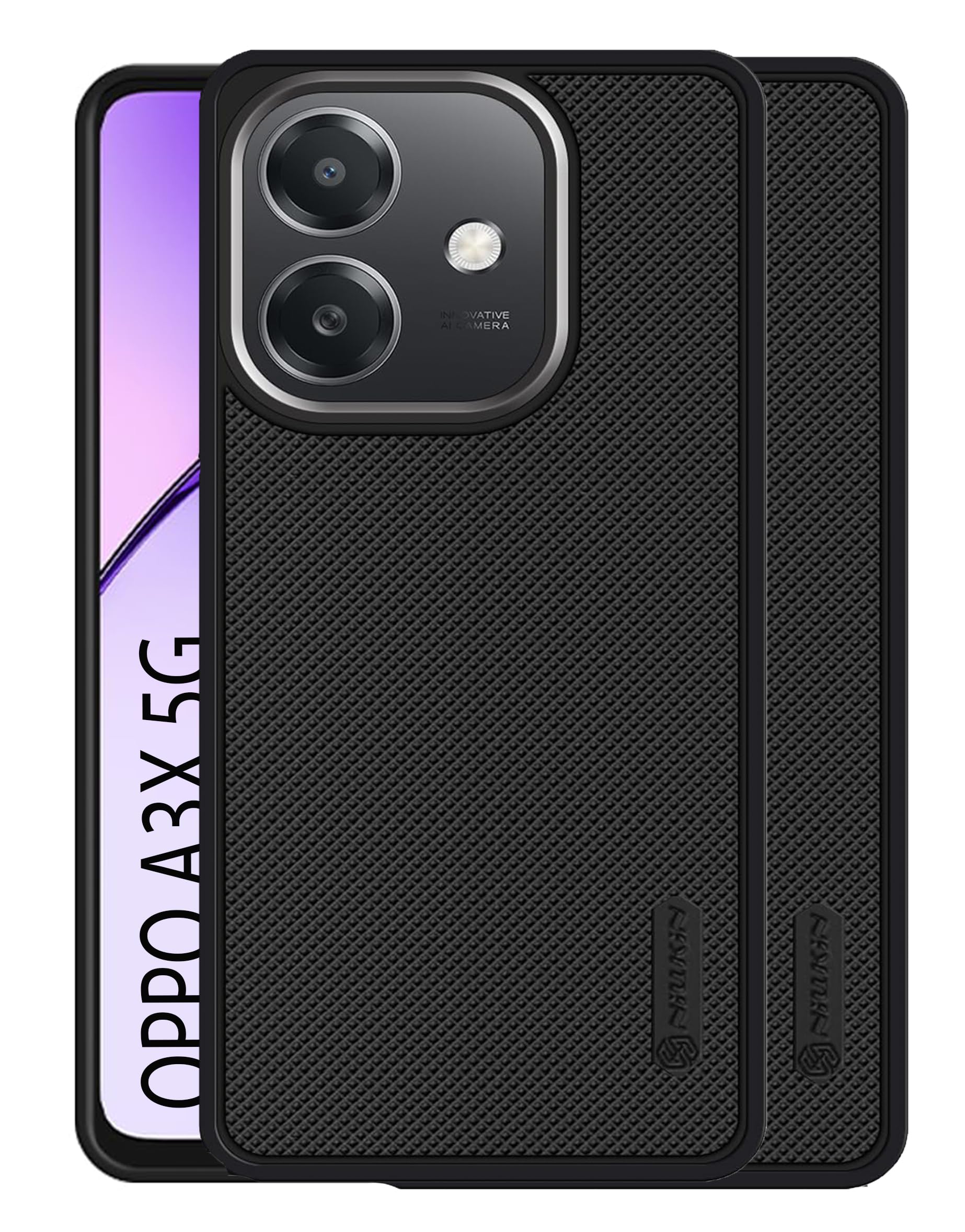 ZARALA Super Frosted Shield Pro Back Silicone Soft Mobile Case Compatible with OPPO A3X 5G Dotted Slim-Fit Design TPU Shockproof Cover OPPO A3X 5G (B0DDCFQ3CZ) Amazon Price History, Amazon Price Tracker