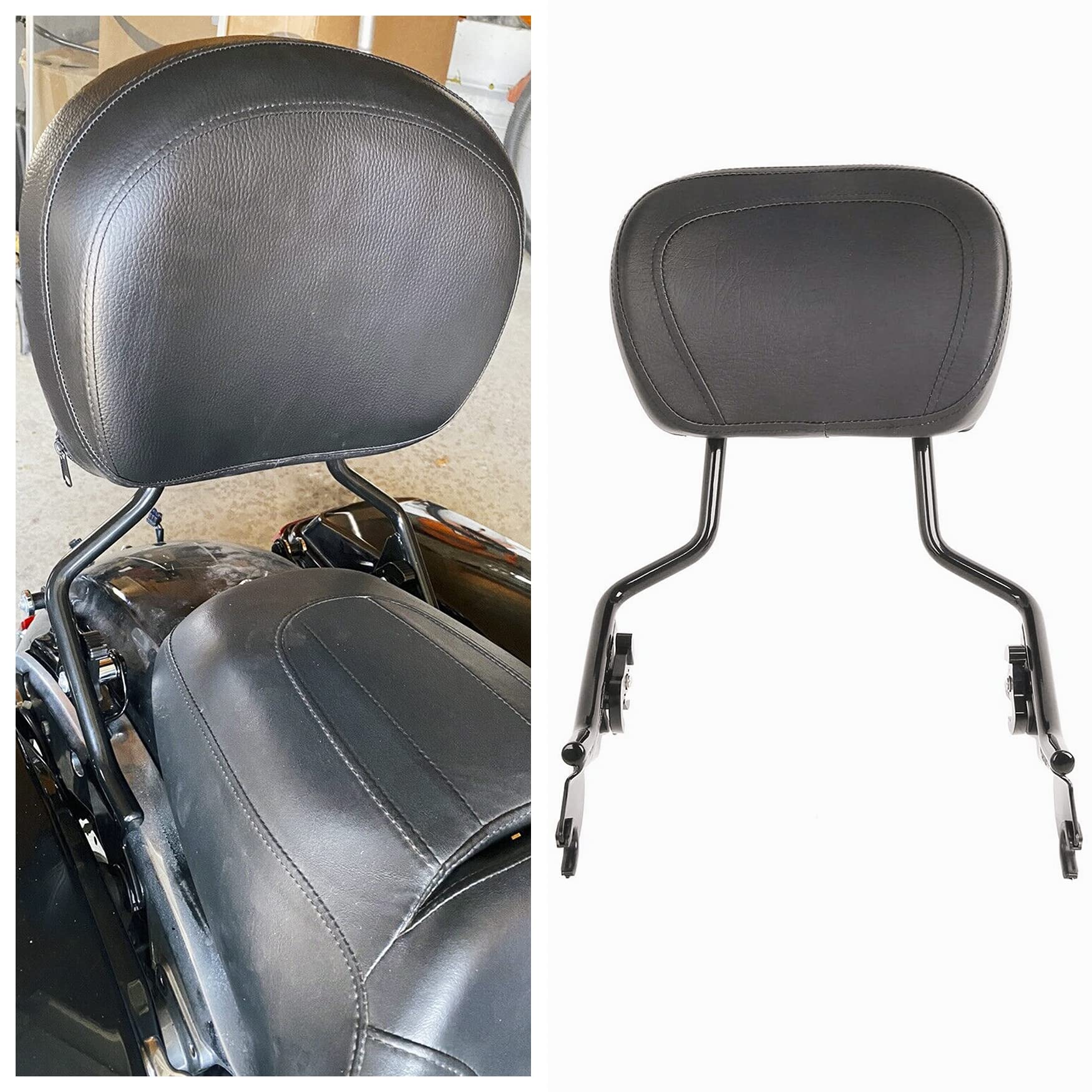 デタッチャブルバックレスト ツーリング ロードキング シーシーバー 