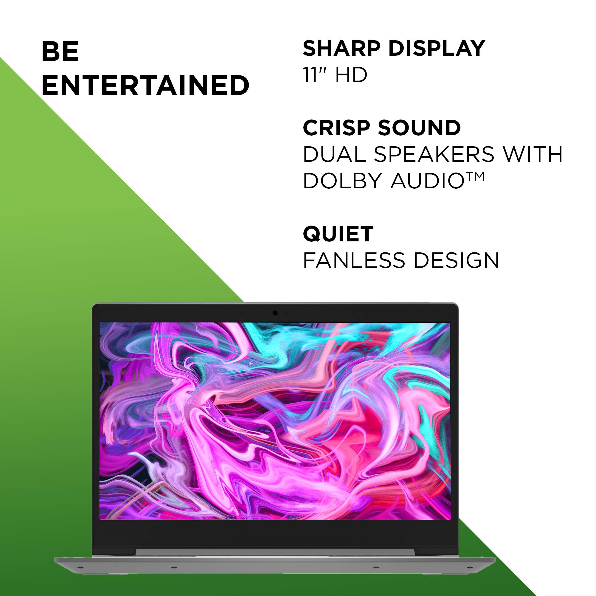 Lenovo IdeaPad 1 11.6 inch Intel Celeron, 4GB RAM, 64GB eMMC