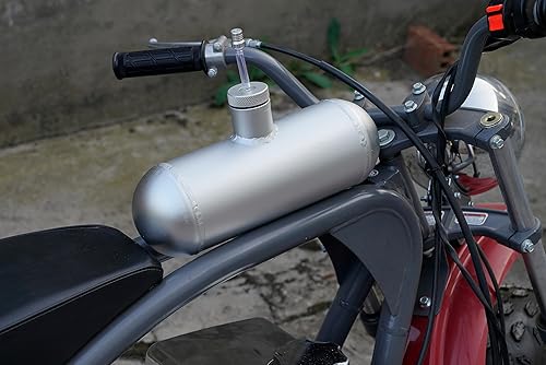 Miniatura 3 de Cilindro de tanque de combustible de aluminio para minicicleta, 4 x 12 pulgadas, para Coleman Baja Montser Mega moto Predator Hemi non 212, Massimo