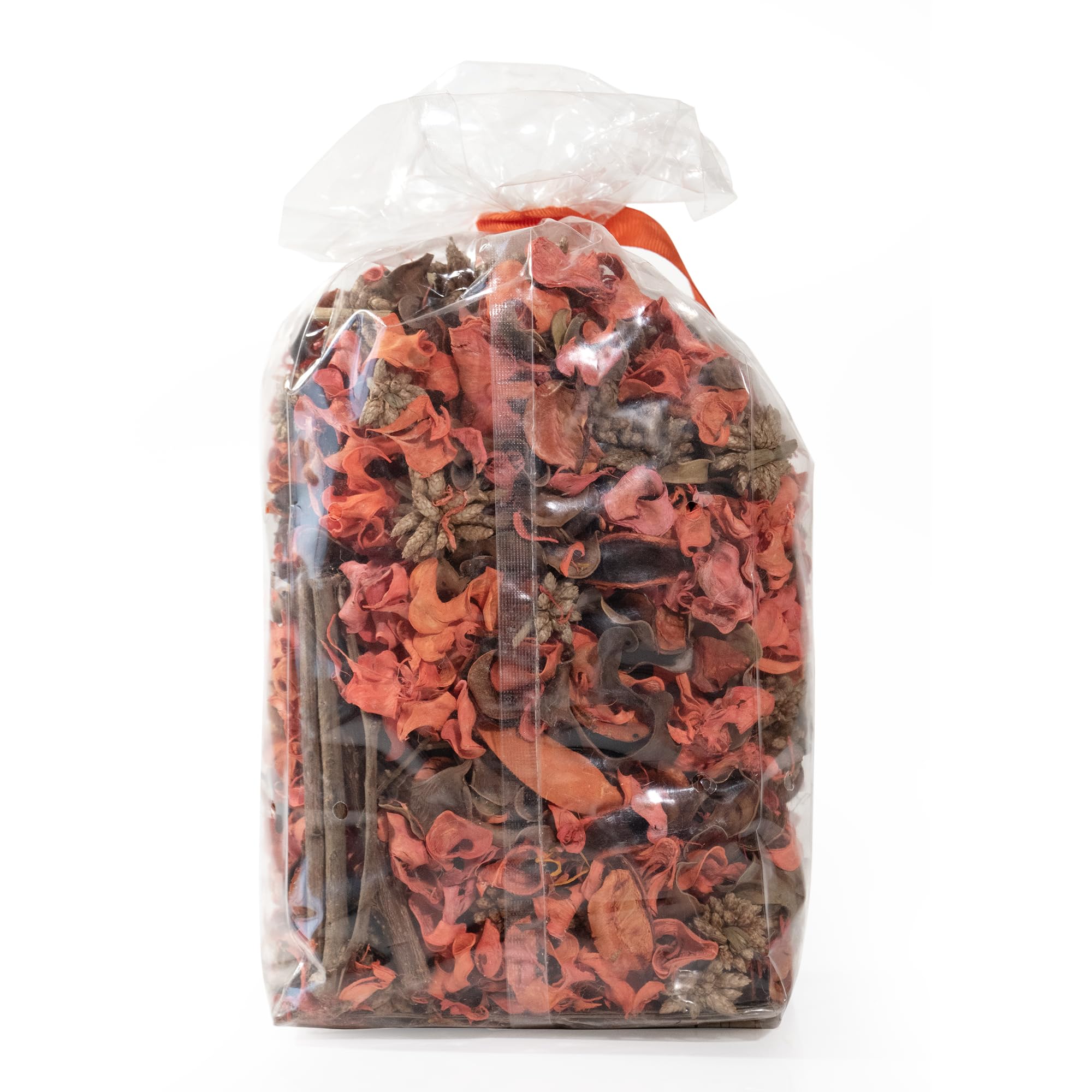Bolsa de popurrí con Fragancia para decoración del hogar | Decoración de jarrón y Cuenco de pétalos Florales (Naranja)