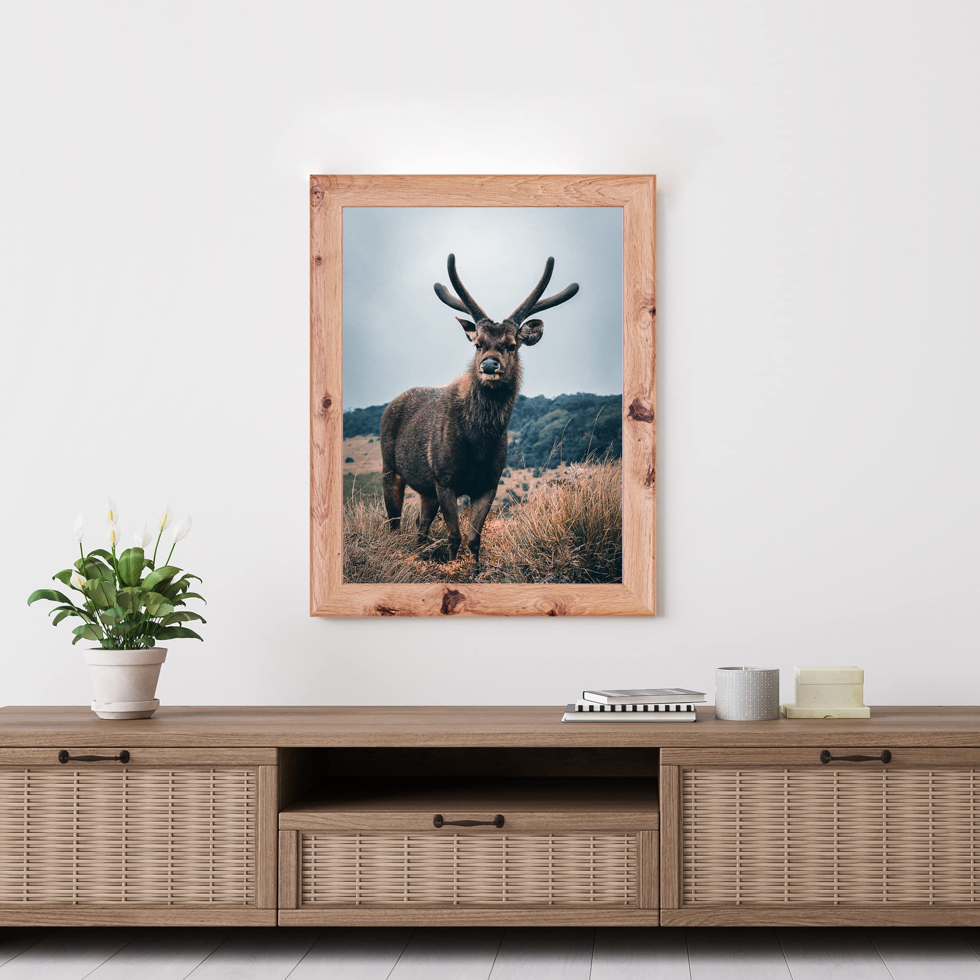 Posterrahmen Fiona 50x70 Eiche natur Fotorahmen, Wechselrahmen, Bilderrahmen
