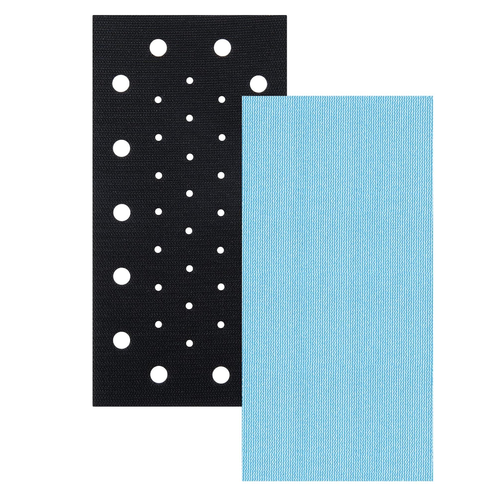 Trend 115 X 230Mm 80G/120G/180G Pro Mesh Half Sheet Sanding Pads With Pad Saver 7 Pack Ab/Hlf/M7/P