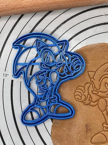 Miniatura 5 de Cortador y molde de galletas Sonic de 5.1 pulgadas producido por 3D Kitchen Art