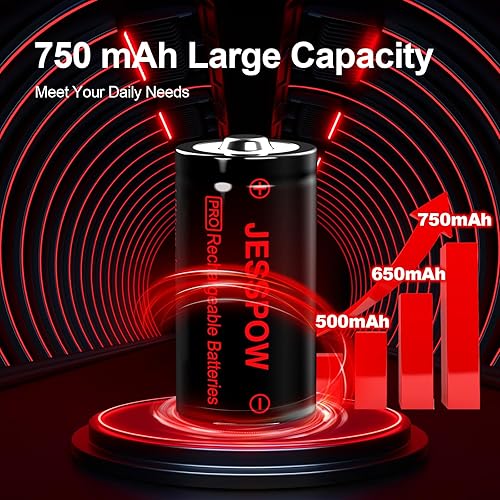 Miniatura 6 de Paquete de 4 baterías de litio CR123A de 3.7 V recargables LED cargador compatible con cámaras Arlo inalámbricas (VMC3030VMK3200VMS333034303530) y