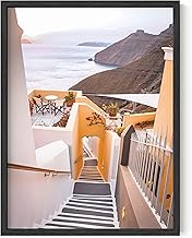 Haus and Hues Posters of Beach Scenes and Wall Art of Italy - Beautiful Scenery Wall Art and Lake Beach Decor | Mediterranean Wall Art of Italian Landscape Picture | UNFRAMED 12"x16"