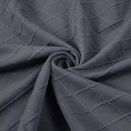 Miniatura 7 de NIBESSER Fundas para banco de comedor, fundas elásticas de diamante tapizadas con celosía de diamante, fundas para asiento de banco, fundas