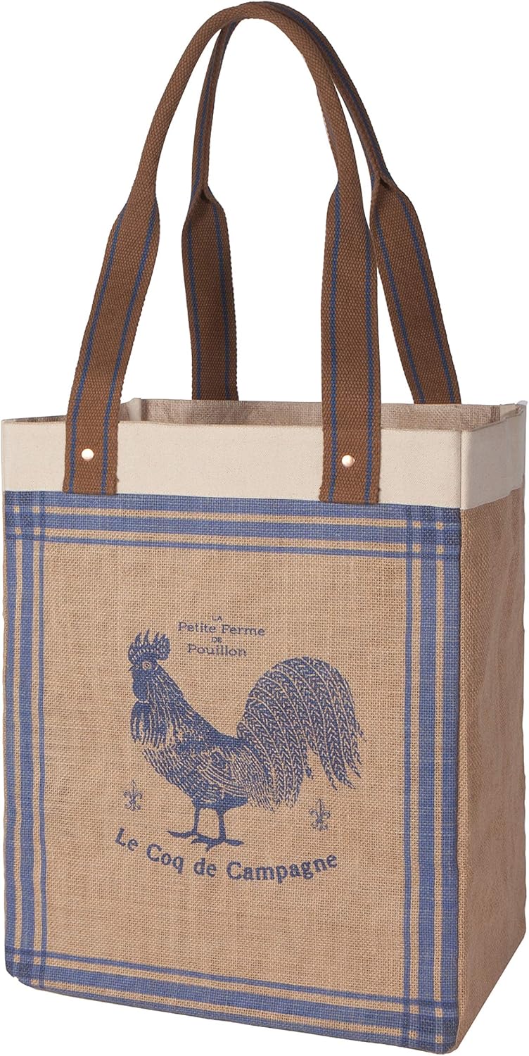 Now Designs Reusable Shopping Tote, Laminated Lining, 13.5x17 x8.5 inch | 13.5x17 x8.5 inch