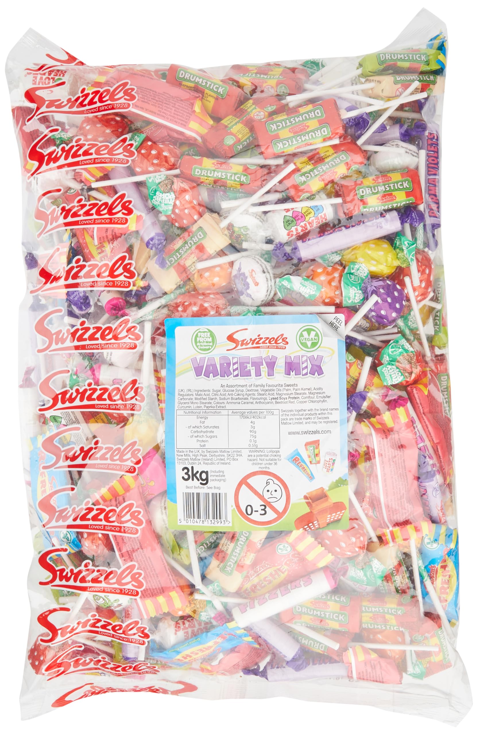 Buy Swizzels Variety Mix, Bulk Mixed Sweets and lollipops Bag, 3 kg