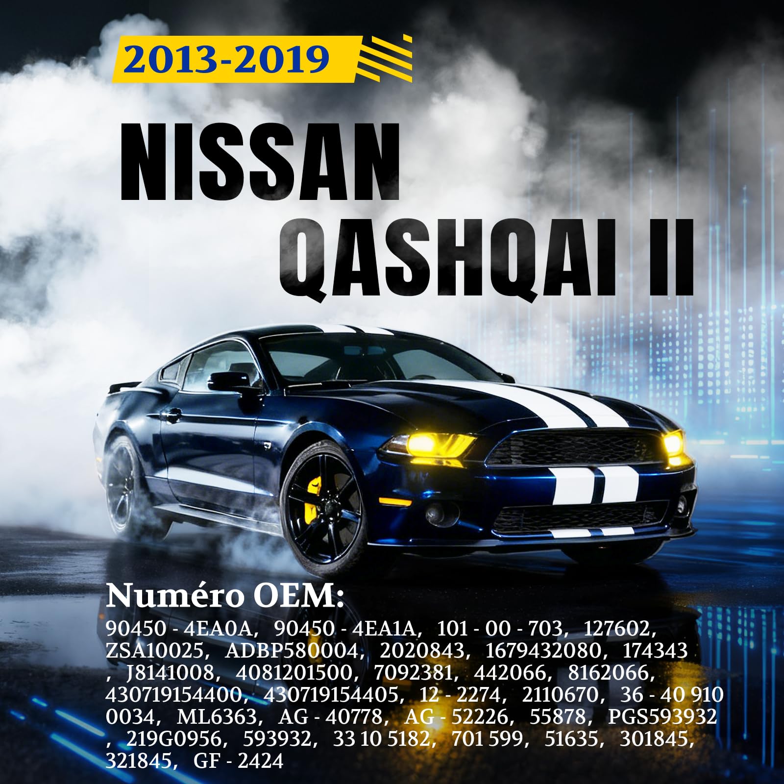 Arana 2 ammortizzatori a gas per portellone posteriore, compatibili con Qashqai II J11 J11, tutti i motori SUV 2013-2019, molle a gas, Replace# 90450-4EA1A