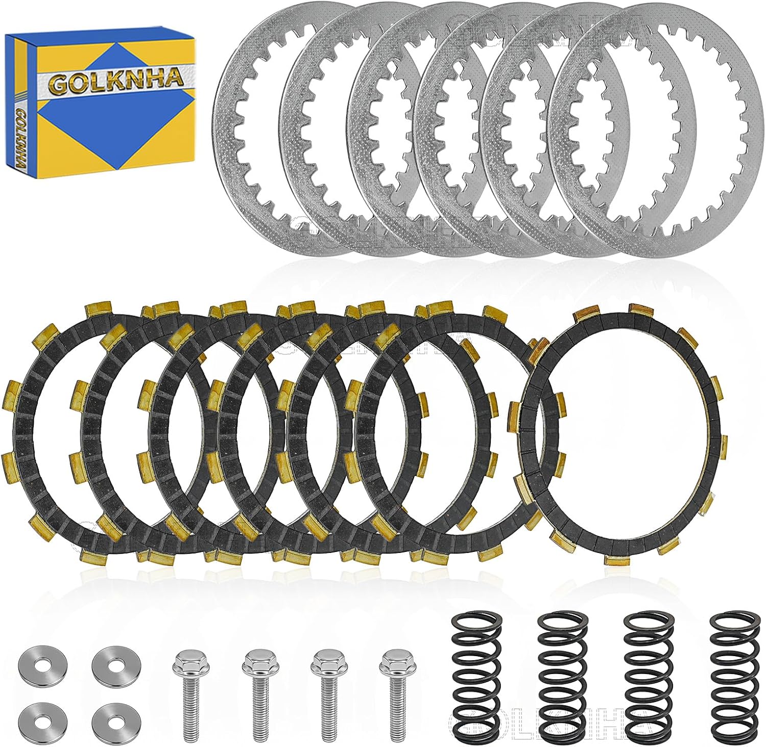 Clutch kit & Steel Frication Plate for Suzuki Intruder Volusia 800 VL800 Boulevard C50 C50T M50 M50B VS800 OEM# 21441-37400-000 21451-14A00-000
