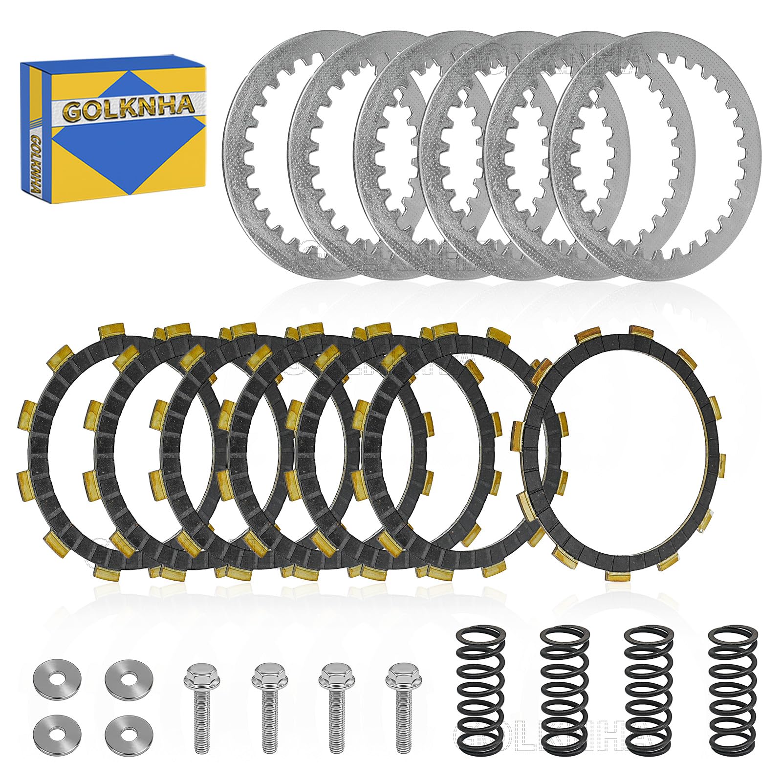 Amazon.com: GOLKNHA Clutch kit & Steel Frication Plate for Suzuki