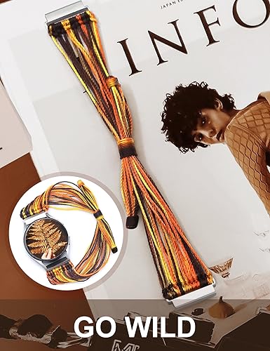 Miniatura 3 de JR.DM Correa de reloj bohemia, compatible con Samsung Galaxy Watch 654 de 1.575 pulgadas, 1.732 pulgadas, Galaxy Watch 5 Pro de 1.772 pulgadas,