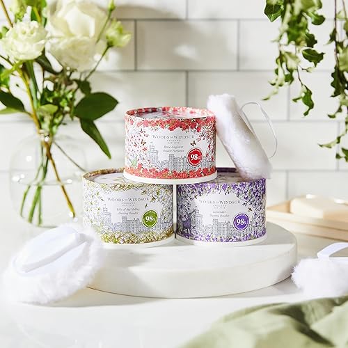Miniatura 3 de Woods Of Windsor Lily Of The Valley - Polvo para polvo corporal con soplo para mujer 35 onzas