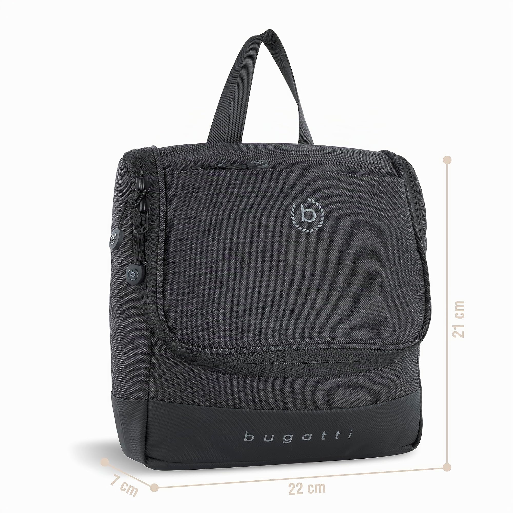 bugatti Universum Trousse de Toilette Suspendue XS pour Femmes et Hommes – Noir