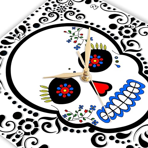 Miniatura 2 de dpp _ 28865Janna Salak Designs del día de los muertosdía de los muertos calavera día de los muertos calavera de azúcar rojo y negro diseño de