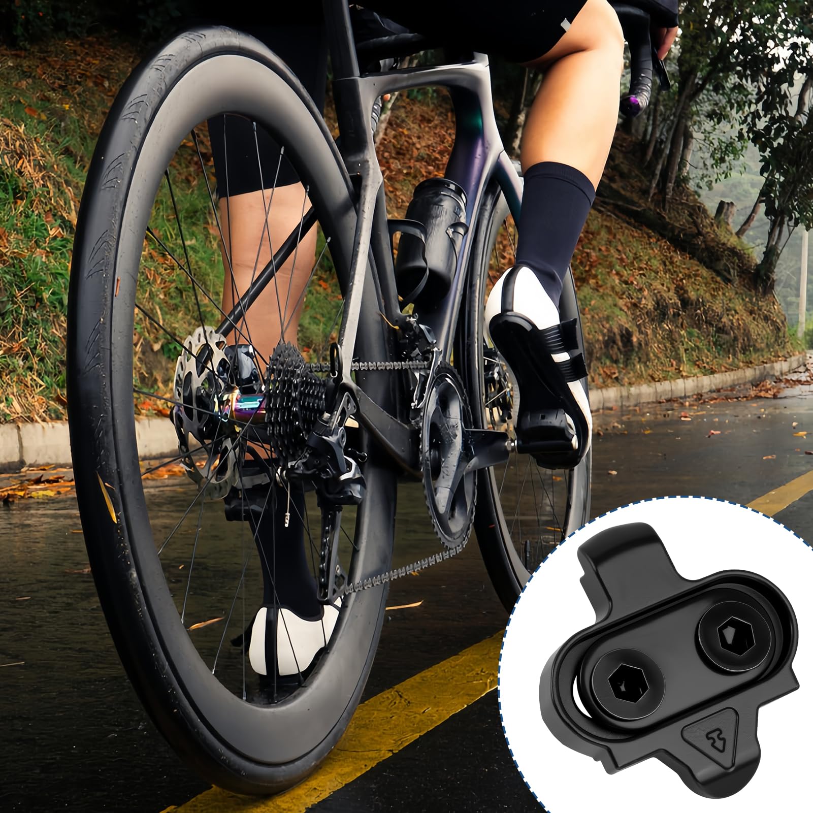 Calas SPD SH51 MTB Look Carretera Pedales Bicicleta Zapatillas 2 Piezas