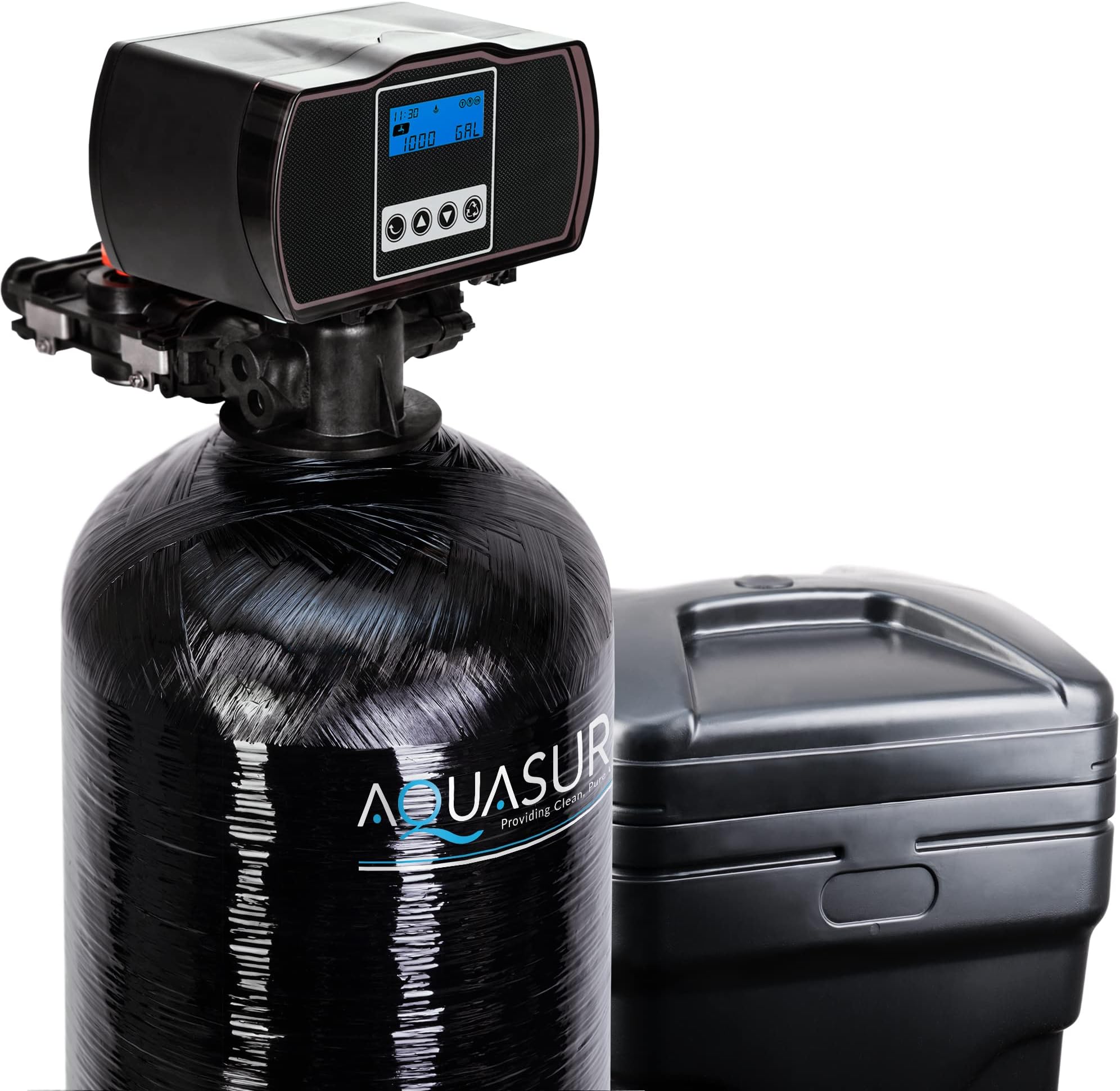 Aquasure Harmony Series Water Softener Plus Iron Removal w/Aquatrol Digital Control Head and Premium Grade Fine Mesh Resin (48,000 Grains)