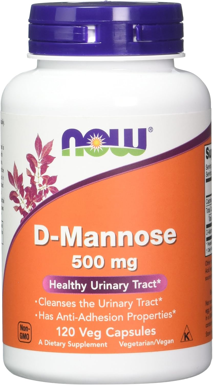 DMannose, 500 mg 120 cápsulas (Paquete de 2) Salud y