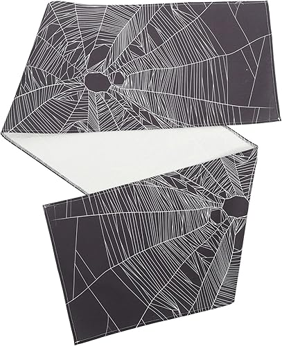 Miniatura 1 de CALLARON Halloween Table Runner Party Table Runner Halloween Table Flag Halloween Party Favors Halloween Fireplace Scarf Trick Decor Table Cloth