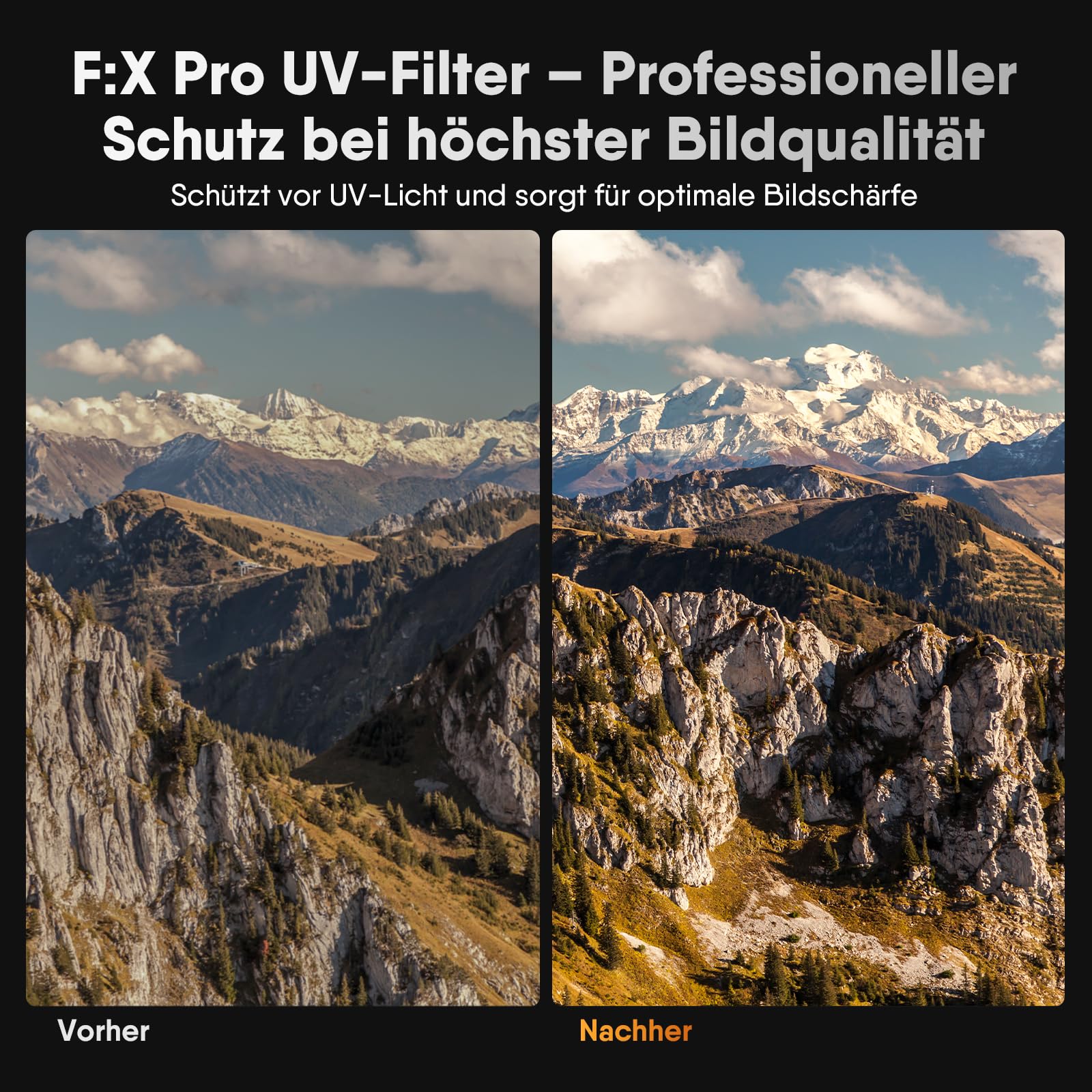 Rollei F:X Pro Rundfilter UV-Filter 52 mm Schutzfilter Ultraviolett Filter – Bild 3