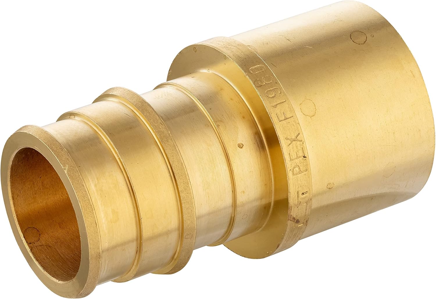 (Pack of 10) EFIELD Pex A Expansion Brass Fittings 3/4"x 3/4" Female Sweat Adapter, ASTM F1960,(PEX1960054)