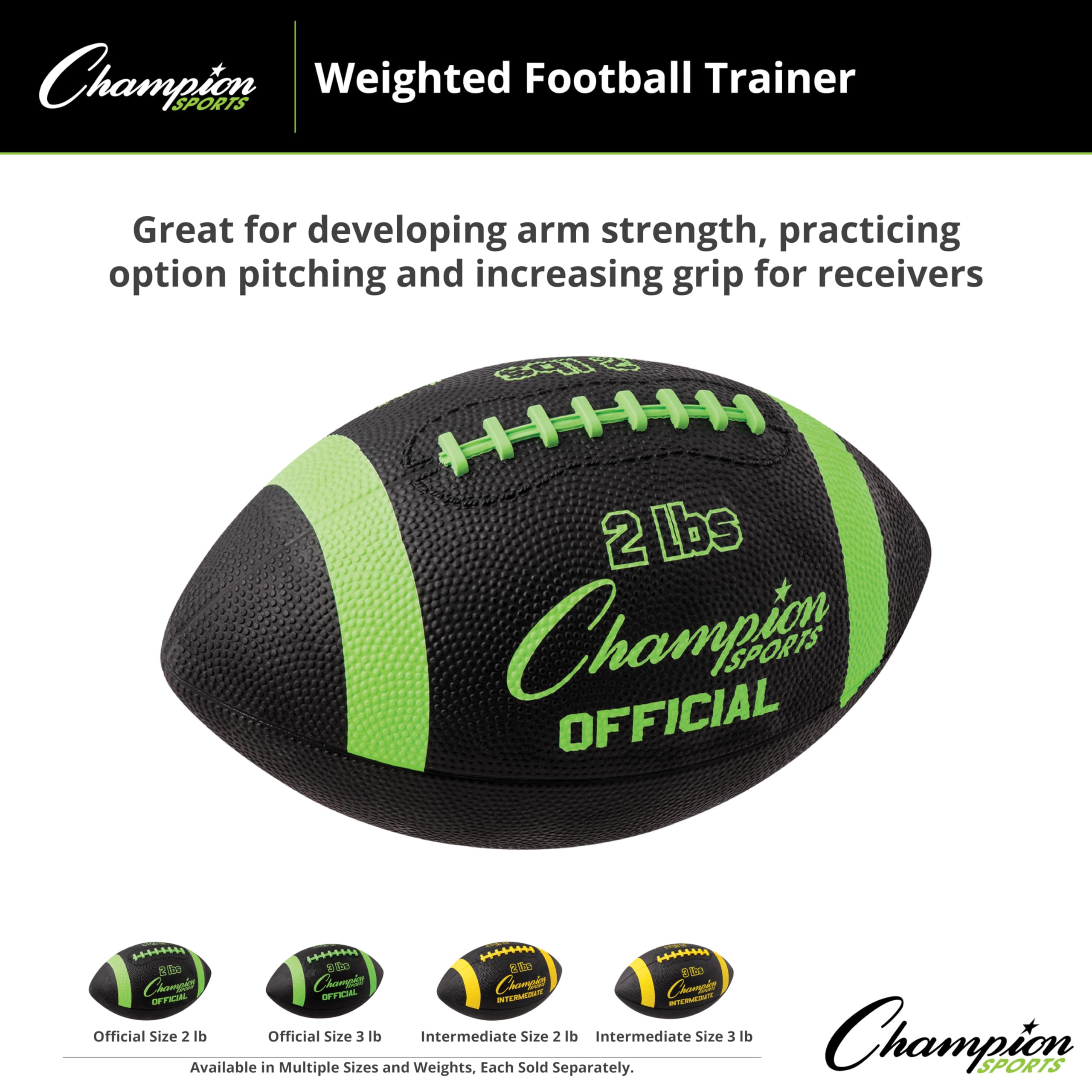 Champion Sports Dimensioni ufficiale calcio Trainer, 0,9 kilogram, rosso/giallo