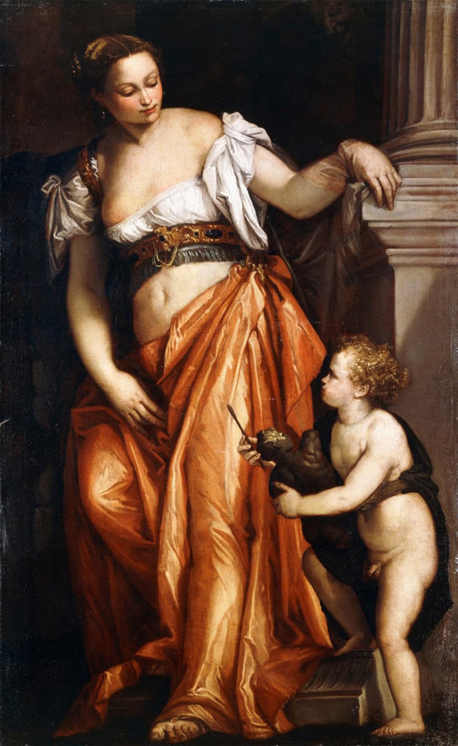 ARTXLXXBN Famous Painting Art Wall Decor Abstract Art Picture a Personification of Sculpture by Veronese Animal Pictures for Home Decor 60x90cm