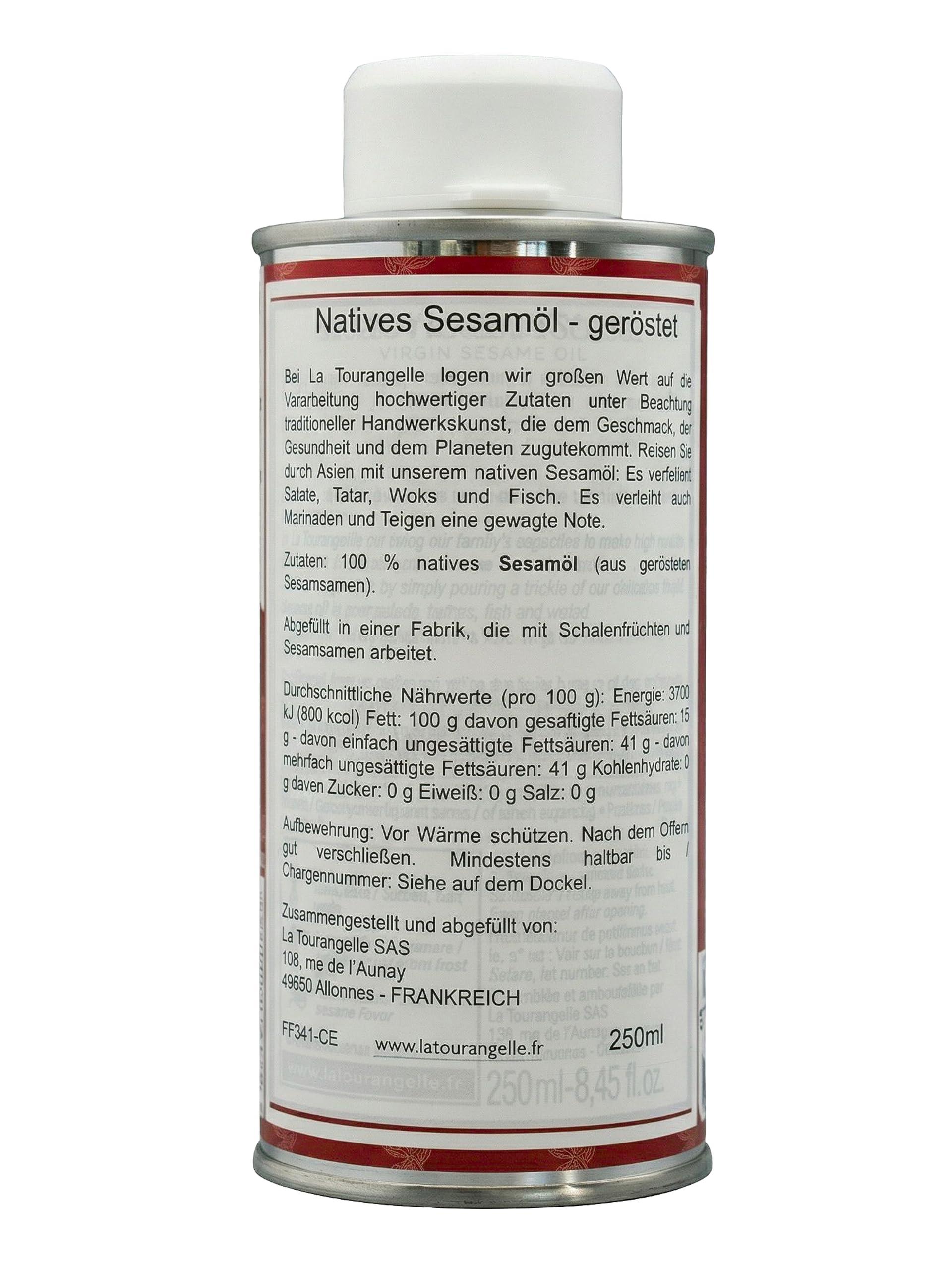 La tourangelle Huile de Sésame 250 ml