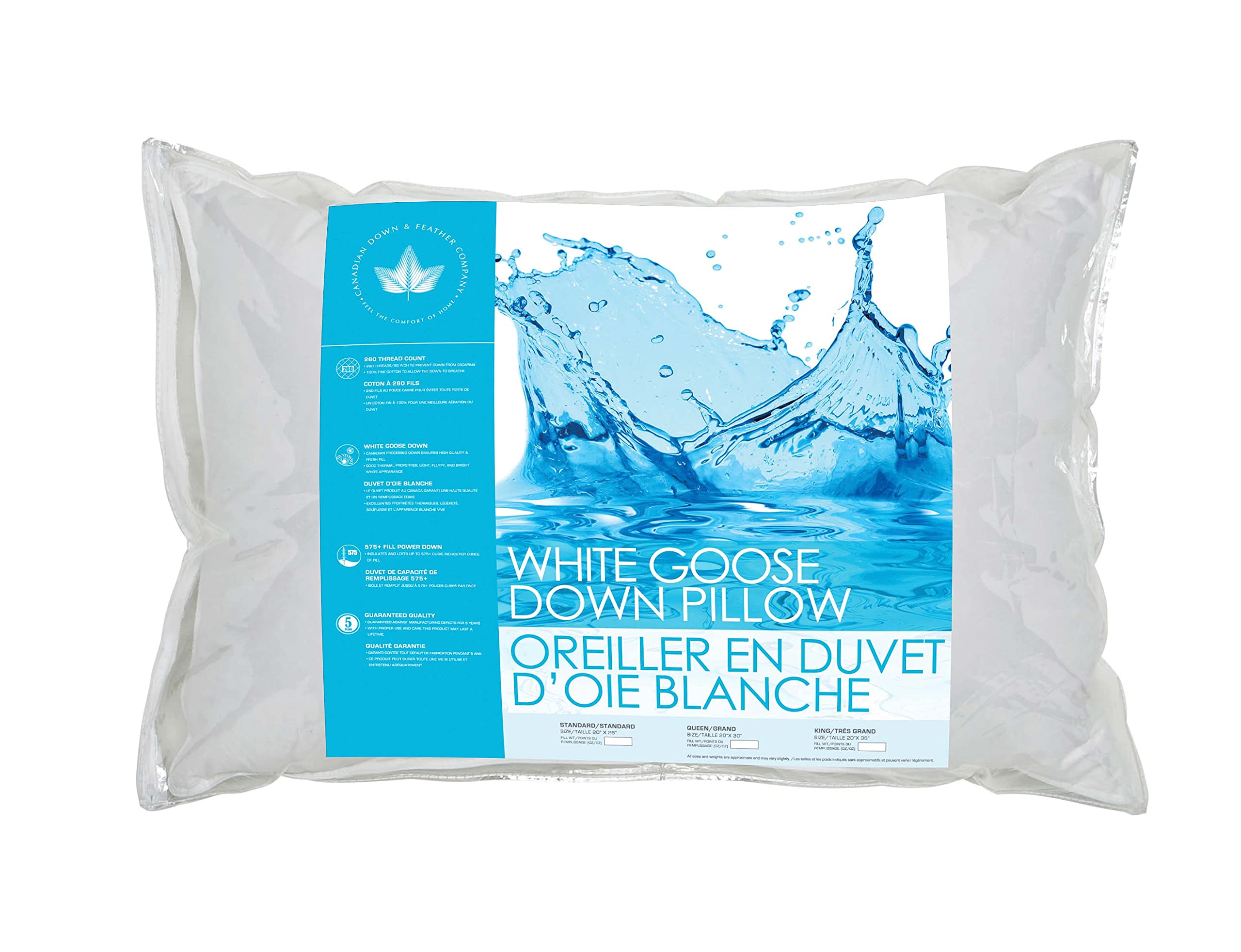 Canadian down pillow Clearance