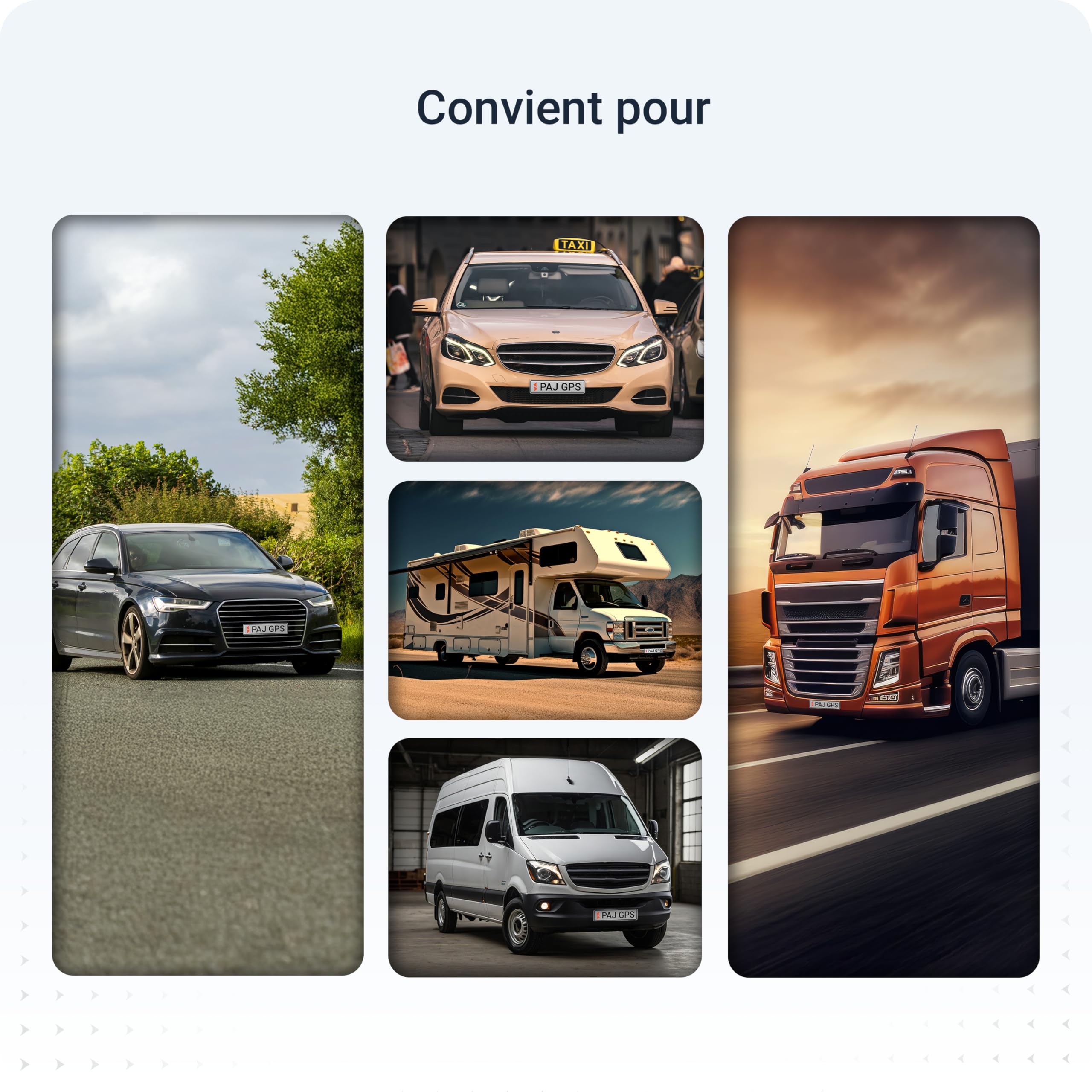 PAJ Traceur GPS 4G avec Port USB, Allume-Cigare, Voitures & Vans | Suivi en temps réel - Clôture virtuelle - Alarme SOS - Historique 365 jours - Alarmes antivol
