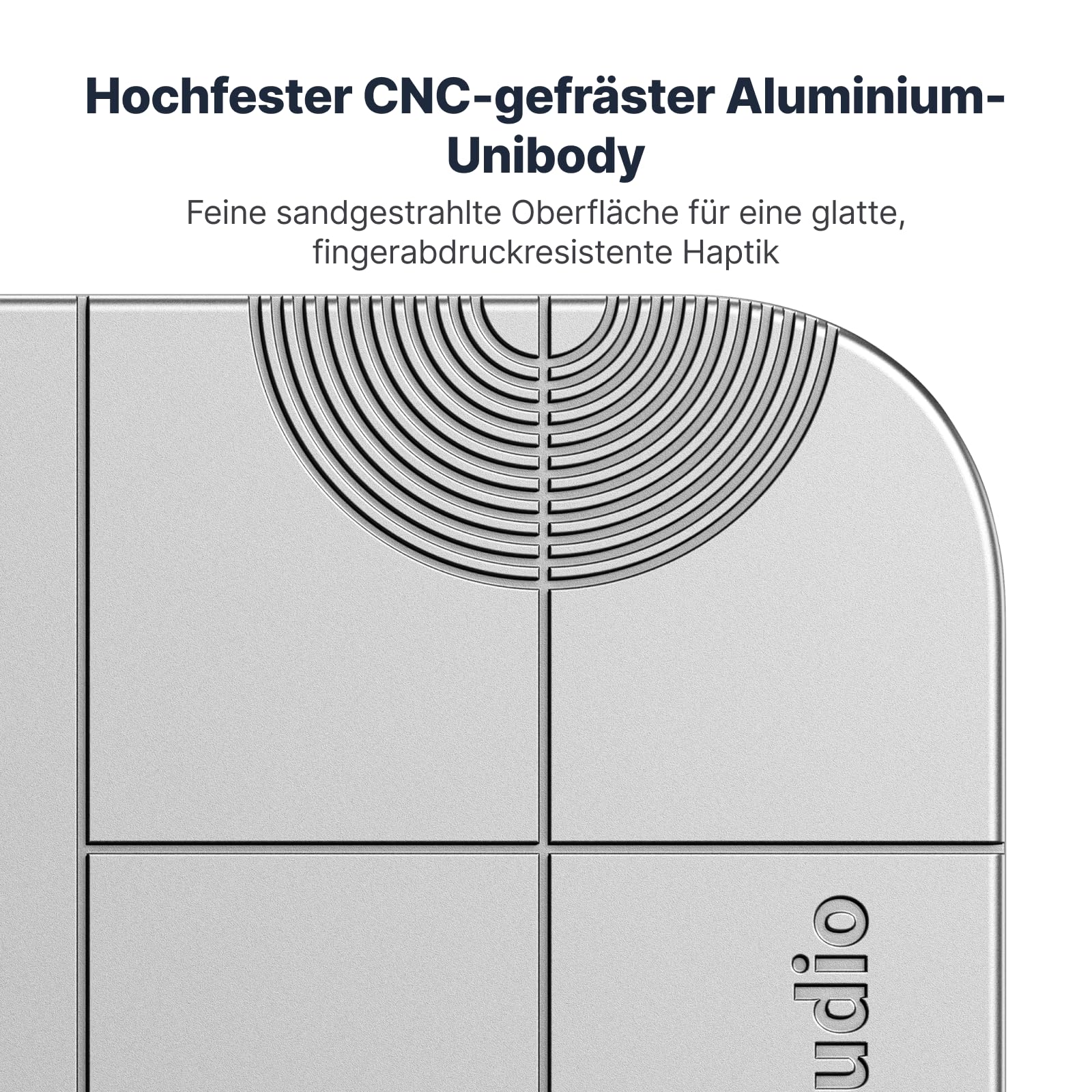 Fosi Audio MD3 Magnetischer DAC Kopfhörerverstärker, Tragbar HiFi DAC Amp mit 1,28" Display, ES9039Q2M, 3,5mm &4,4mm Ausgänge, PCM 32bit/384kHz, DSD256, Mini Verstärker für Handy/PC (Silber)