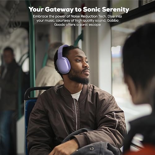 Miniatura 6 de Gabba Goods Auriculares inalámbricos Bluetooth con micrófono - Auriculares inalámbricos - Reducción de ruido - Bluetooth, con cable, micro SD