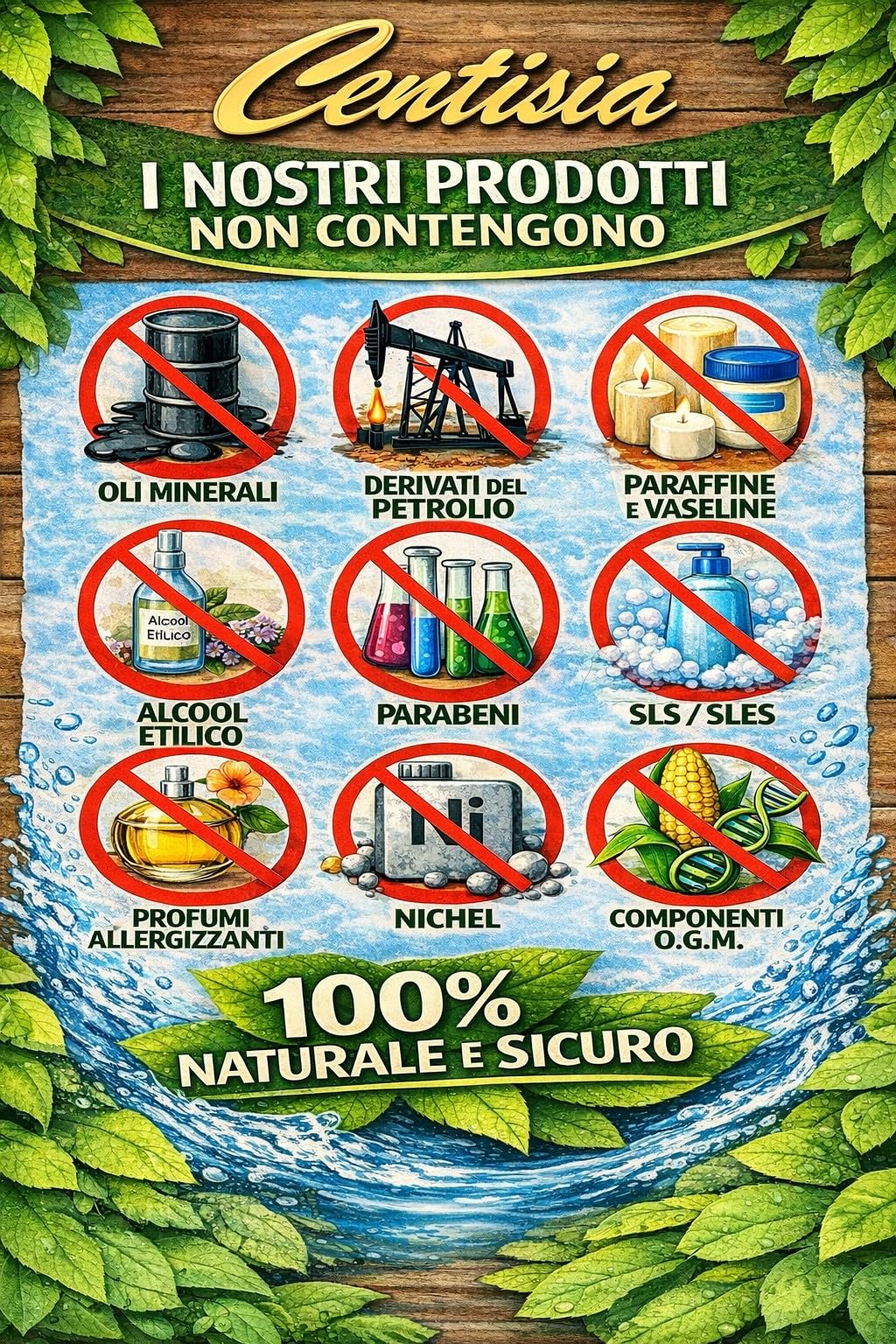 Centisia Acqua Vanzonis Gel 100gr – Gel Idratante Termale 98,5% Acqua Vanzonis – Lenitivo, Rigenerante, Antiage, Remineralizzante – Adatto a Pelli Sensibili, Reattive e Mature