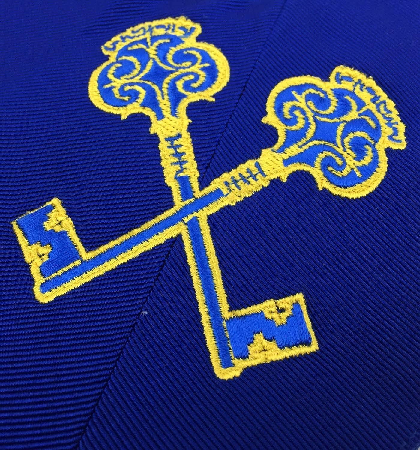 Blue Lodge Officers Collar Set of 12 Machine Embroidery Collars
